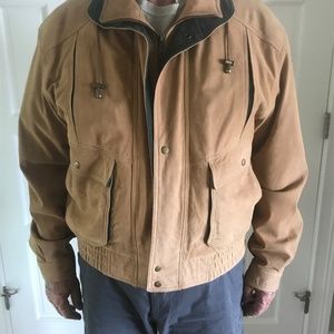 Men’s winter leather coat